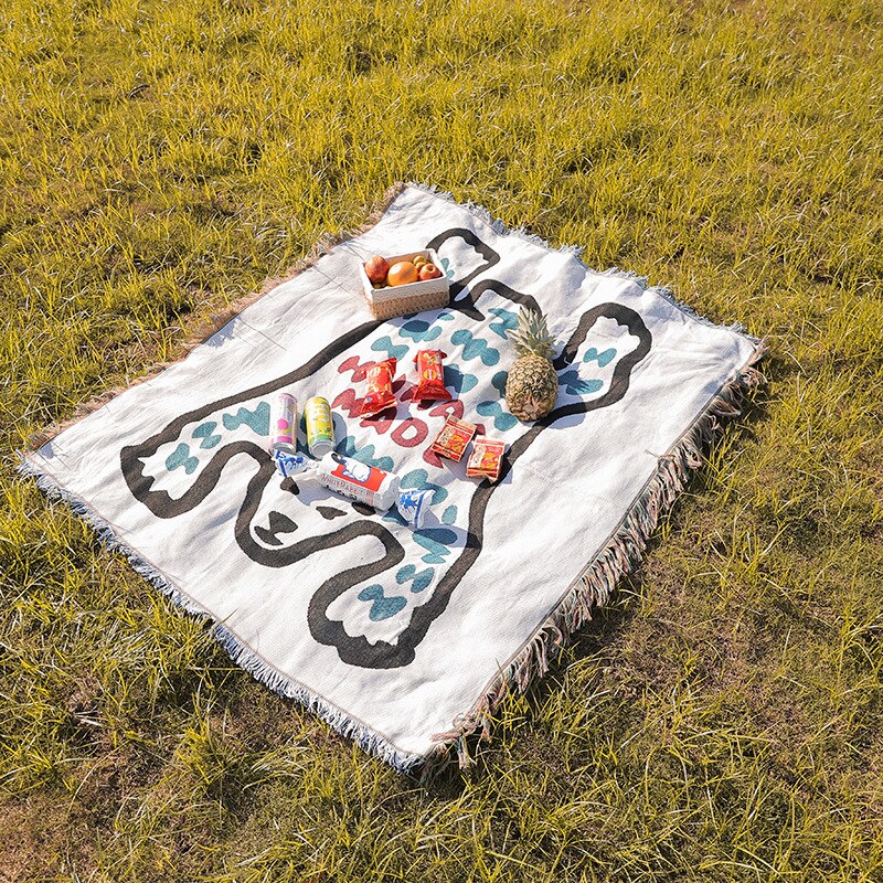 Anycozy Polar Bear Throw Blanket Sofa Bed Cover Home Decor Tapestry