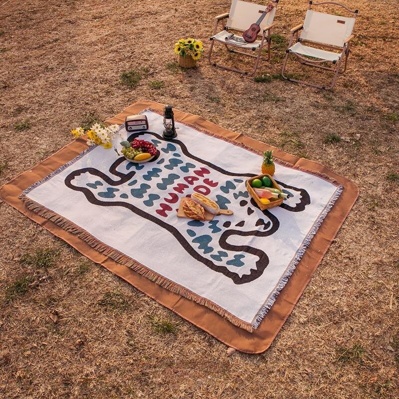 Anycozy Polar Bear Throw Blanket Sofa Bed Cover Home Decor Tapestry