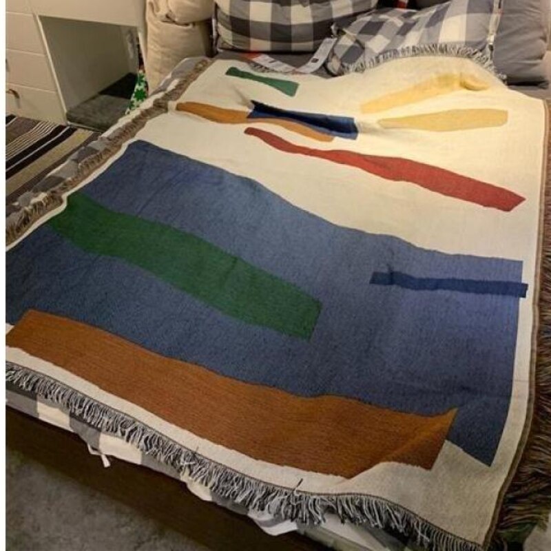 Anycozy Nordic Minimalist Throw Blanket Sofa Bed Cover Tapestry