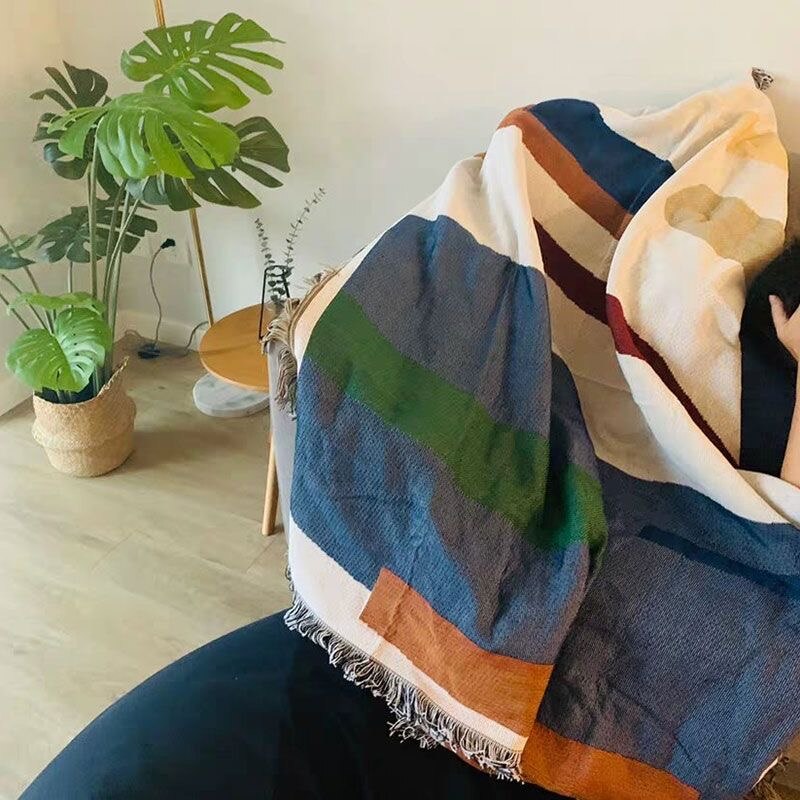 Anycozy Nordic Minimalist Throw Blanket Sofa Bed Cover Tapestry