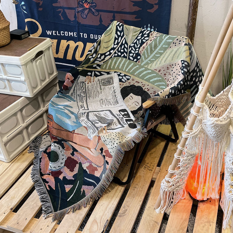 Anycozy Tiger Throw Blanket Sofa Couch Bed Cover Camping Mat