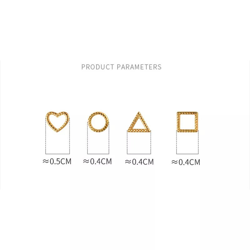 Anyluxe Gold 925 Triangle Earrings – Cute Minimalist Stud for Women & Teen Jewelry