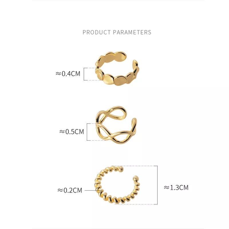 ANYCO Fashion Earrings Spring Gold 925 Sterling Luxury Zircon Simple Pendant Charm Stud for Women Jewelry Accessories